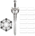 Sword Initiative Tracker with 12 Erasable Token Flags