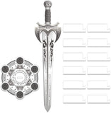 Sword Initiative Tracker with 12 Erasable Token Flags