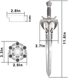 Sword Initiative Tracker with 12 Erasable Token Flags