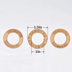 Wooden Condition Rings - 106 piece set