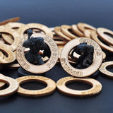 Wooden Condition Rings - 106 piece set
