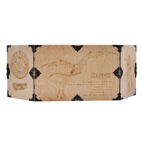 3-Panel Wooden Game Master's Screen