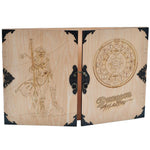3-Panel Wooden Game Master's Screen