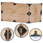 3-Panel Wooden Game Master's Screen