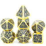 Shiny Metal Polyhedral Dice Set