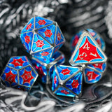 Shiny Metal Polyhedral Dice Set