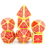 Shiny Metal Polyhedral Dice Set