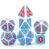 Shiny Metal Polyhedral Dice Set