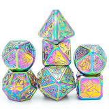 Shiny Metal Polyhedral Dice Set