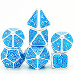 Shiny Metal Polyhedral Dice Set