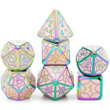Shiny Metal Polyhedral Dice Set
