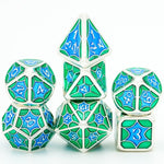 Shiny Metal Polyhedral Dice Set