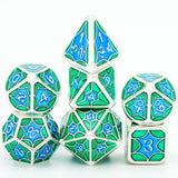 Shiny Metal Polyhedral Dice Set