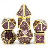 Shiny Metal Polyhedral Dice Set
