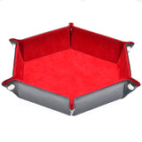 Reversible Foldable Leather Dice Rolling Tray