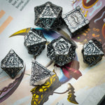 Metal Polyhedral Dice Set -  7 Pieces
