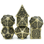 Metal Polyhedral Dice Set -  7 Pieces