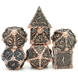 Metal Polyhedral Dice Set -  7 Pieces