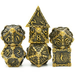 Metal Polyhedral Dice Set -  7 Pieces