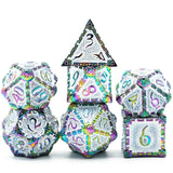 Metal Polyhedral Dice Set -  7 Pieces