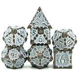 Metal Polyhedral Dice Set -  7 Pieces