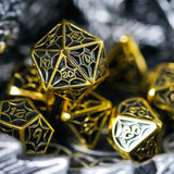 Shiny Metal Polyhedral Dice Set