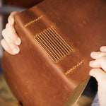 Genuine Leather Campaign Journal - 200 blank sheets