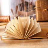 Genuine Leather Campaign Journal - 200 blank sheets