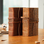 Genuine Leather Campaign Journal - 200 blank sheets