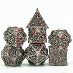 Metal Polyhedral Dice Set -  7 Pieces